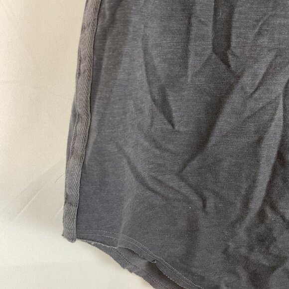 Sundry Knit Skirt 2 Charcoal Gray Drawstring Tie Waist Pencil US M - Picture 4 of 9